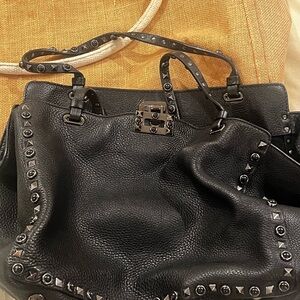 Valentino Black Studded Women's Bag